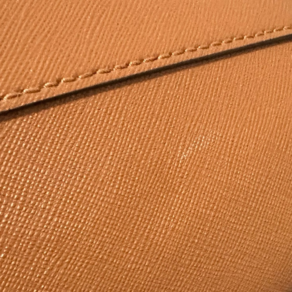 Tory Burch Large Saffiano Leather York Tote in Cognac - Picture 10 of 11
